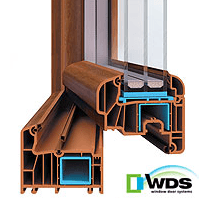 WDS 8ми камерный профиль (ГЛАССО ЛЮКС)